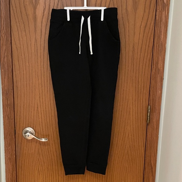 Cat & Jack Other - Cat & Jack UEC Size Large (10/12) Black Kids Sweatpants Joggers White Drawstring
